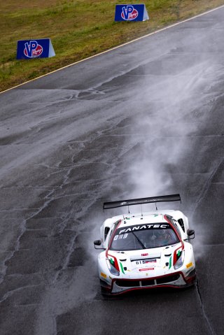 #61 Ferrari 488 GT3 of Jean-Claude Said and Conrad Grunewald, AF Corse, GT World Challenge America, Am, SRO America, Sonoma Raceway, Sonoma, CA, April  2022.
 | @RegisLefebure.com