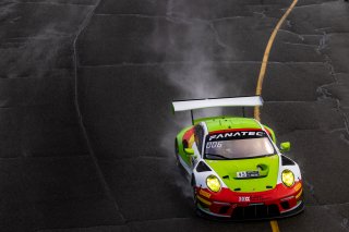 #45 Porsche 911 GT3-R (991.ii) of Charlie Luck and Jan Heylen, Wright Motorsports, GT World Challenge America, Pro-Am, SRO America, Sonoma Raceway, Sonoma, CA, April  2022.
 | @RegisLefebure.com