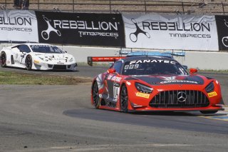 #04 Mercedes-AMG GT3 of George Kurtz and Colin Braun, Crowdstrike Racing by Riley Motorsports, GT World Challenge America, Pro-Am, SRO America, Sonoma Raceway, Sonoma, CA, April  2022.
 | Brian Cleary/SRO