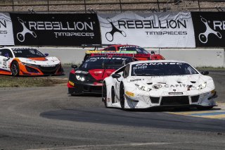 #9 Lamborghini Huracan GT3 of Ziad Grandeur and Michele Beretta, TR3 Racing, GT World Challenge America, Pro-Am, SRO America, Sonoma Raceway, Sonoma, CA, April  2022.
 | Brian Cleary/SRO