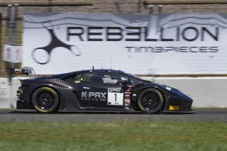 #1 Lamborghini Huracan GT3 of Jordan Pepper and Andrea Calderelli, K-Pax Racing, GT World Challenge America, Pro, SRO America, Sonoma Raceway, Sonoma, CA, April  2022.
 | Brian Cleary/SRO