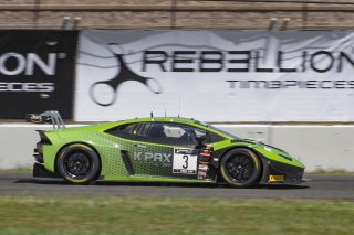 #3 Lamborghini Huracan GT3 of Misha Goikhberg and Giacomo Altoe. K-Pax Racing, GT World Challenge America, Pro-Am, SRO America, Sonoma Raceway, Sonoma, CA, April  2022.
 | Brian Cleary/SRO