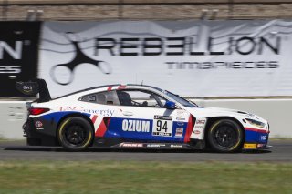 #94 BMW M4 GT3 of Chandler Hull and Bill AUberlen, Bimmerworld, GT World Challenge America, Pro-Am, SRO America, Sonoma Raceway, Sonoma, CA, April  2022.
 | Brian Cleary/SRO