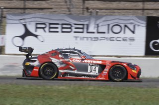 #04 Mercedes-AMG GT3 of George Kurtz and Colin Braun, Crowdstrike Racing by Riley Motorsports, GT World Challenge America, Pro-Am, SRO America, Sonoma Raceway, Sonoma, CA, April  2022.
 | Brian Cleary/SRO