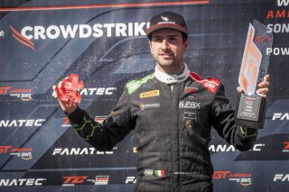 #1 Lamborghini Huracan GT3 of Jordan Pepper and Andrea Calderelli, K-Pax Racing, GT World Challenge America, Pro, SRO America, Sonoma Raceway, Sonoma, CA, April  2022.
 | Brian Cleary/SRO