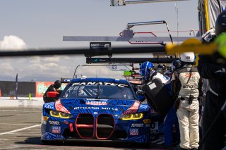#96 BMW M4 GT3 of Michael Dinan and Robby Foley, Turner Motorsports, GT World Challenge America, Pro-Am, SRO America, Sonoma Raceway, Sonoma, CA, April  2022.
 | RegisLefebure/SRO