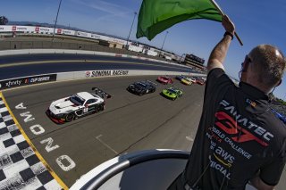 #6 Mercedes-AMG GT3 of Steven Aghakhani and Loris Spinelli, US Racetronics, GT World Challenge America, Pro, SRO America, Sonoma Raceway, Sonoma, CA, April  2022.
 | Brian Cleary/SRO