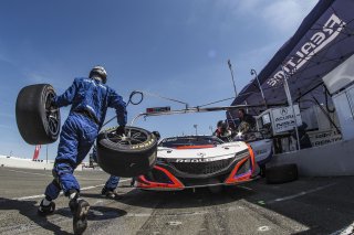 #43 Acura NSX GT3 of Erin Vogel and Michael Cooper, RealTime Racing, GT World Challenge America, Pro-Am, SRO America, Sonoma Raceway, Sonoma, CA, April  2022.
 | Brian Cleary/SRO