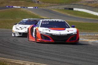 #43 Acura NSX GT3 of Erin Vogel and Michael Cooper, RealTime Racing, GT World Challenge America, Pro-Am, SRO America, Sonoma Raceway, Sonoma, CA, April  2022.
 | Brian Cleary/SRO