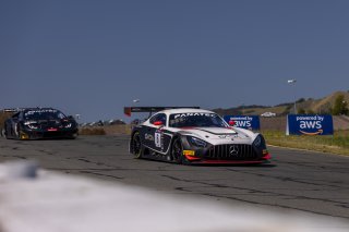 #6 Mercedes-AMG GT3 of Steven Aghakhani and Loris Spinelli, US Racetronics, GT World Challenge America, Pro, SRO America, Sonoma Raceway, Sonoma, CA, April  2022.
 | RegisLefebure/SRO