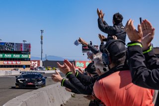 #1 Lamborghini Huracan GT3 of Jordan Pepper and Andrea Calderelli, K-Pax Racing, GT World Challenge America, Pro, SRO America, Sonoma Raceway, Sonoma, CA, April  2022.
 | RegisLefebure/SRO