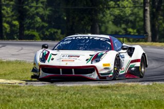 SRO America, VIR, Virginia International Rcaeway, Alton, Virginia, June 2022.#61 Ferrari 488 GT3 of Jean-Claude Said and Conrad Grunewald, AF Corse, GT World Challenge America, Am
 | Brian Cleary/SRO