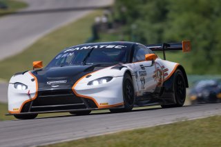 #12 Aston Martin Vantage AMR GT3 of Frank Gannett and Drew Staveley, Ian Lacy Racing, GT World Challenge America, Pro-Am, SRO America, VIR, Virginia International Rcaeway, Alton, Virginia, June 2022.
 | Regis Lefebure/SRO