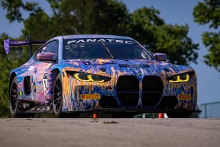 #38 BMW M4 GT3 of Samantha Tan and Nick Wittmer, ST Racing, GT World Challenge America, Pro-Am, SRO America, VIR, Virginia International Rcaeway, Alton, Virginia, June 2022.
 | Regis Lefebure/SRO