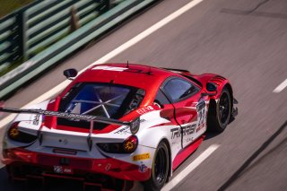 #23 Ferrari 488 GT3 of Onofrio Triarsi and Charlie Scardina, Triari Competizione, GT World Challenge America, Am, SRO America, VIR, Virginia International Rcaeway, Alton, Virginia, June 2022.
 | Regis Lefebure/SRO