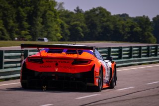 #43 Acura NSX GT3 of Erin Vogel and Michael Cooper, RealTime Racing, GT World Challenge America, Pro-Am, SRO America, VIR, Virginia International Rcaeway, Alton, Virginia, June 2022.
 | Regis Lefebure/SRO
