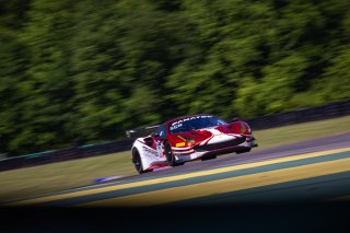 #23 Ferrari 488 GT3 of Onofrio Triarsi and Charlie Scardina, Triari Competizione, GT World Challenge America, Am, SRO America, VIR, Virginia International Rcaeway, Alton, Virginia, June 2022.
 | Regis Lefebure/SRO