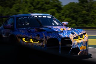 #38 BMW M4 GT3 of Samantha Tan and Nick Wittmer, ST Racing, GT World Challenge America, Pro-Am, SRO America, VIR, Virginia International Rcaeway, Alton, Virginia, June 2022.
 | Regis Lefebure/SRO