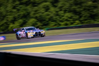 #38 BMW M4 GT3 of Samantha Tan and Nick Wittmer, ST Racing, GT World Challenge America, Pro-Am, SRO America, VIR, Virginia International Rcaeway, Alton, Virginia, June 2022.
 | Regis Lefebure/SRO