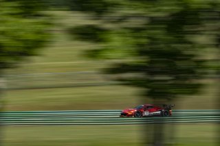 #13 Ferrari 488 GT3 of Justin Wetherill and Ryan Dalziel, Triarsi Competizione, GT World Challenge America, Pro-Am, SRO America, VIR, Virginia International Rcaeway, Alton, Virginia, June 2022.
 | Brian Cleary/SRO