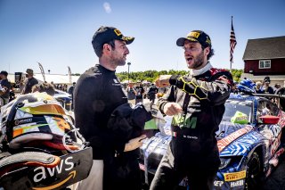 #1 Lamborghini Huracan GT3 of Michele Beretta and Andrea Calderelli, K-Pax Racing, GT World Challenge America, Pro, SRO America, VIR, Virginia International Rcaeway, Alton, Virginia, June 2022.
 | Brian Cleary/SRO