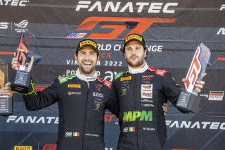 #1 Lamborghini Huracan GT3 of Michele Beretta and Andrea Calderelli, K-Pax Racing, GT World Challenge America, Pro, SRO America, VIR, Virginia International Rcaeway, Alton, Virginia, June 2022.
 | Brian Cleary/SRO