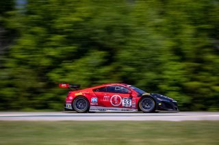 #93 Acura NSX GT3 of Ashton Harrison and Mario Farnbacher, Racers Edge Motorsports, GT World Challenge America, Pro-Am, SRO America, VIR, Virginia International Rcaeway, Alton, Virginia, June 2022.
 | Regis Lefebure/SRO