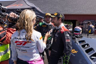 #1 Lamborghini Huracan GT3 of Michele Beretta and Andrea Calderelli, K-Pax Racing, GT World Challenge America, Pro, SRO America, VIR, Virginia International Rcaeway, Alton, Virginia, June 2022.
 | Regis Lefebure/SRO