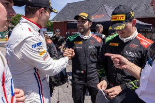 #1 Lamborghini Huracan GT3 of Michele Beretta and Andrea Calderelli, K-Pax Racing, GT World Challenge America, Pro, SRO America, VIR, Virginia International Rcaeway, Alton, Virginia, June 2022.
 | Regis Lefebure/SRO