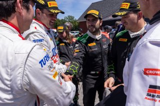#1 Lamborghini Huracan GT3 of Michele Beretta and Andrea Calderelli, K-Pax Racing, GT World Challenge America, Pro, SRO America, VIR, Virginia International Rcaeway, Alton, Virginia, June 2022.
 | Regis Lefebure/SRO