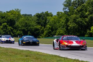 #23 Ferrari 488 GT3 of Onofrio Triarsi and Charlie Scardina, Triari Competizione, GT World Challenge America, Am, \SRO America, VIR, Virginia International Rcaeway, Alton, Virginia, June 2022.
 | Regis Lefebure/SRO