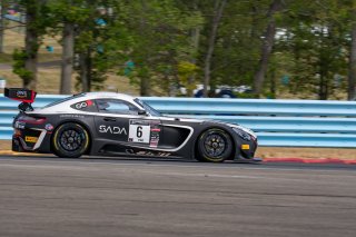 #6 Mercedes-AMG GT3 of Steven Aghakhani and Loris Spinelli, US Racetronics, GT World Challenge America, Pro, SRO America, Watkins Glen International raceway, Watkins Glen, NY, September 2021.
 | SRO Motorsports Group