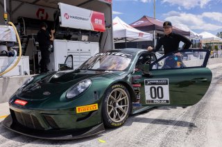 #00 Porsche 911 GT3R of PJ Hyett and Gunnar Jeannette, Team Hardpoint, GT World Challenge America, Pro-Am, SRO America, Watkins Geln International, Watkins Glen NY, July 2022.
 | &copy;2022 Regis Lefebure/SRO