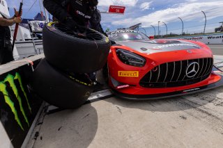 #04 Mercedes-AMG GT3 of George Kurtz and Colin Braun, Crowdstrike Racing by Riley Motorsports, GT World Challenge America, Pro-Am, SRO America, Watkins Geln International, Watkins Glen NY, July 2022.
 | &copy;2022 Regis Lefebure/SRO