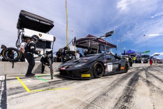 #1 Lamborghini Huracan GT3 of Michele Beretta and Andrea Calderelli, K-Pax Racing, GT World Challenge America, Pro
 | &copy;2022 Regis Lefebure/SRO