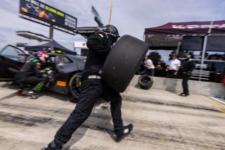 #1 Lamborghini Huracan GT3 of Michele Beretta and Andrea Calderelli, K-Pax Racing, GT World Challenge America, Pro, SRO America, Watkins Geln International, Watkins Glen NY, July 2022.
 | &copy;2022 Regis Lefebure/SRO