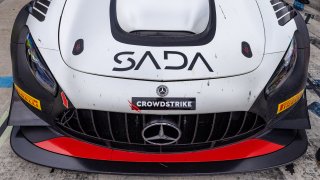 #6 Mercedes-AMG GT3 of Steven Aghakhani and Loris Spinelli, US Racetronics, GT World Challenge America, Pro, SRO America, Watkins Geln International, Watkins Glen NY, July 2022.
 | &copy;2022 Regis Lefebure/SRO