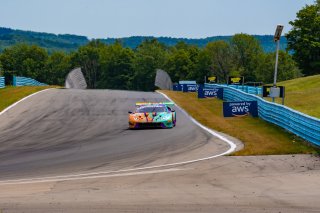 #88 Lamborghini Huracan GT3 of Jason Harward and Madison Snow, Zelus Motorsports, GT World Challenge America, Pro-Am, SRO America, Watkins Glen International raceway, Watkins Glen, NY, July 2022..
 | SRO Motorsports Group