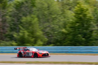 #04 Mercedes-AMG GT3 of George Kurtz and Colin Braun, Crowdstrike Racing by Riley Motorsports, GT World Challenge America, Pro-Am, SRO America, Watkins Glen International raceway, Watkins Glen, NY, July 2022..
 | SRO Motorsports Group