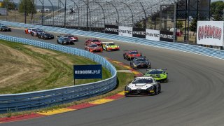 #6 Mercedes-AMG GT3 of Steven Aghakhani and Loris Spinelli, US Racetronics, GT World Challenge America, Pro, SRO America, Watkins Glen International raceway, Watkins Glen, NY, July 2022..
 | SRO Motorsports Group
