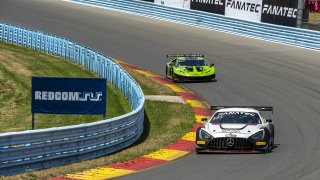 #6 Mercedes-AMG GT3 of Steven Aghakhani and Loris Spinelli, US Racetronics, GT World Challenge America, Pro, SRO America, Watkins Glen International raceway, Watkins Glen, NY, July 2022..
 | SRO Motorsports Group