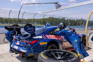 #96 BMW M4 GT3 of Michael Dinan and Robby Foley, Turner Motorsports, GT World Challenge America, Pro-Am, SRO America, Watkins Geln International, Watkins Glen NY, July 2022.
 | ©2022 Regis Lefebure/SRO