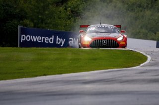 #04 Mercedes-AMG GT3 of George Kurtz and Colin Braun, Crowdstrike Racing by Riley Motorsports, GT World Challenge America, Pro-Am, SRO America, Road America, Elkhart Lake, WI, August 2022
 | Brian Cleary/SRO