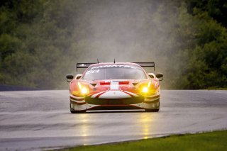 #23 Ferrari 488 GT3 of Onofrio Triarsi and Charlie Scardina, Triari Competizione, GT World Challenge America, Am, SRO America, Road America, Elkhart Lake, WI, August 2022
 | Brian Cleary/SRO