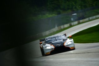 #12 Aston Martin Vantage AMR GT3 of Frank Gannett and Drew Staveley, Ian Lacy Racing, GT World Challenge America, Pro-Am, SRO America, Road America, Elkhart Lake, Wisconsin, August 2022.
 | Fred Hardy | SRO