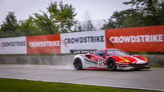 #23 Ferrari 488 GT3 of Onofrio Triarsi and Charlie Scardina, Triari Competizione, GT World Challenge America, Am, SRO America, Road America, Elkhart Lake, WI, August 2022
 | Regis Lefebure/SRO