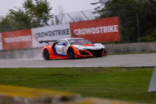 #43 Acura NSX GT3 of Erin Vogel and Michael Cooper, RealTime Racing, GT World Challenge America, Pro-Am, SRO America, Road America, Elkhart Lake, WI, August 2022
 | Regis Lefebure/SRO