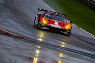 #23 Ferrari 488 GT3 of Onofrio Triarsi and Charlie Scardina, Triari Competizione, GT World Challenge America, Am, SRO America, Road America, Elkhart Lake, WI, August 2022
 | Regis Lefebure/SRO