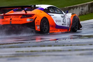 #43 Acura NSX GT3 of Erin Vogel and Michael Cooper, RealTime Racing, GT World Challenge America, Pro-Am, SRO America, Road America, Elkhart Lake, WI, August 2022
 | Regis Lefebure/SRO