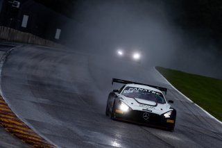 #6 Mercedes-AMG GT3 of Steven Aghakhani and Loris Spinelli, US Racetronics, GT World Challenge America, Pro, SRO America, Road America, Elkhart Lake, WI, August 2022
 | Regis Lefebure/SRO